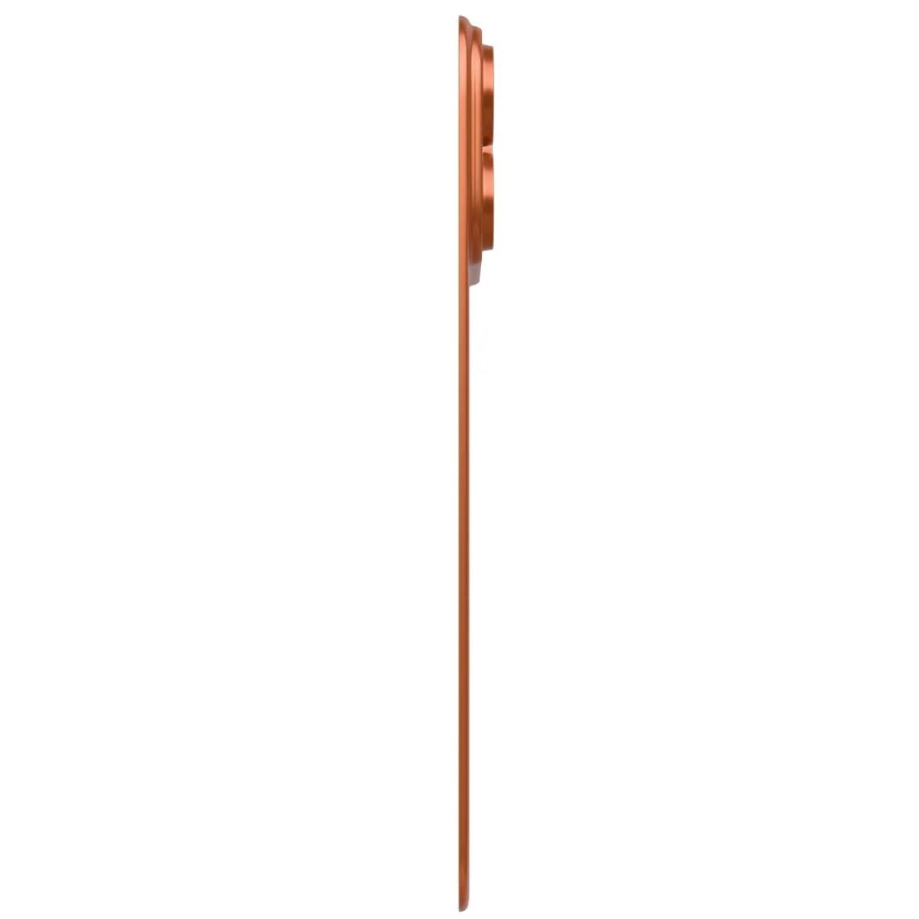 Cosmic Orange magnetic protective phone backplate shown edge on #color_Cosmic Orange