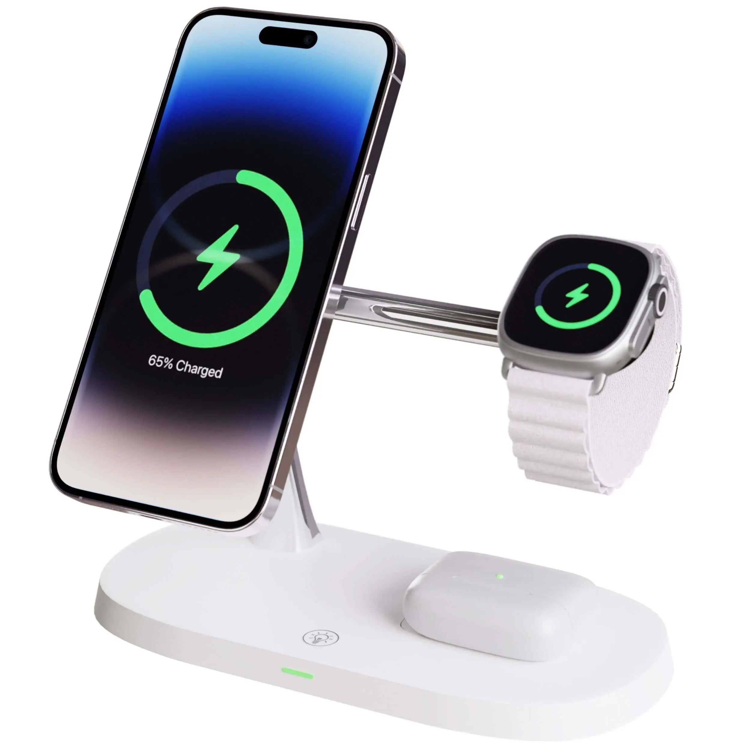 3 in 1 Wireless Charging Station for Apple iPhone 14 Pro Max, Apple Watch Series 8, Ultra, and Apple AirPods Pro 2