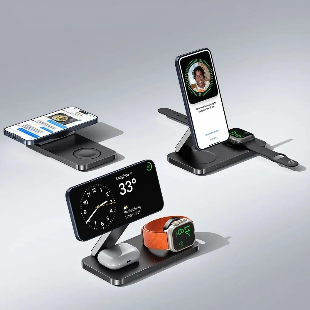 Wireless chargers, power adapters and charging accessories for everyday devices