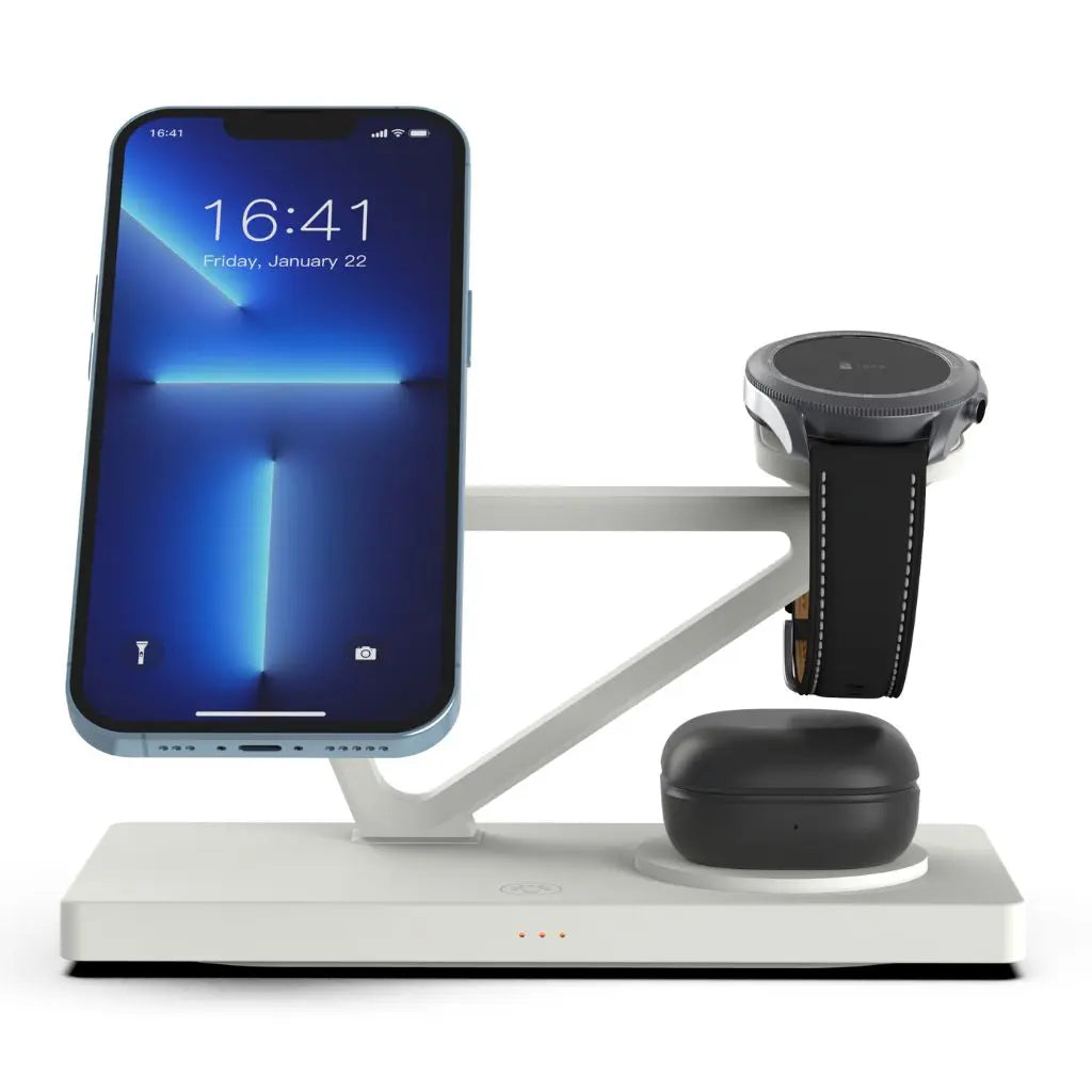 3 in 1 Samsung Wireless Charging Station for Samsung Galaxy S23 Ultra, Samsung Watch 5 Pro, Samsung Buds from Evolved Chargers