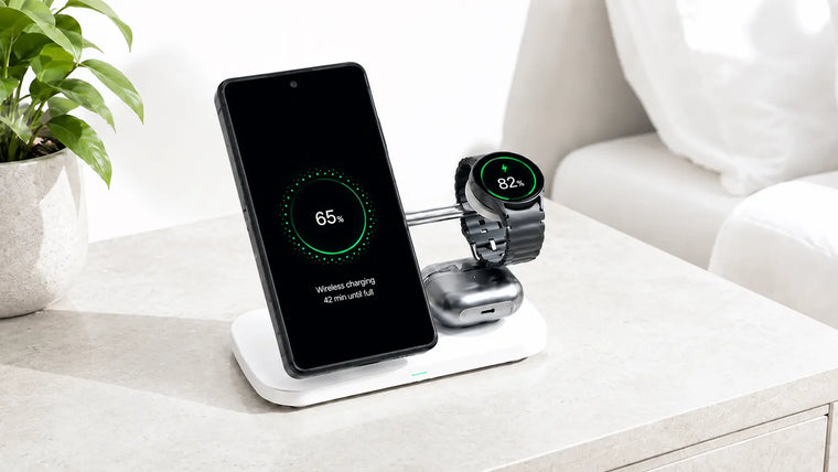 3-in-1 wireless charging station for Samsung Galaxy phone, Watch and Buds