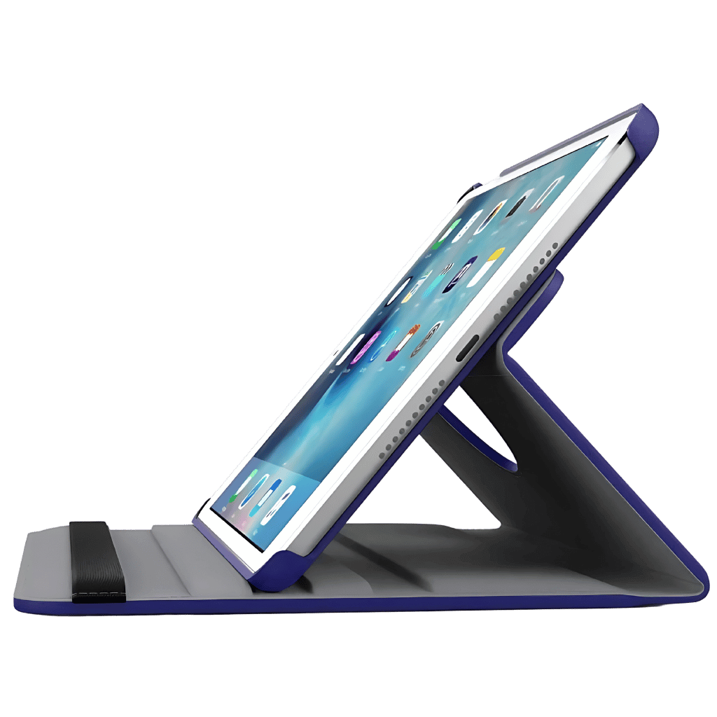 360° Rotating Leather iPad Stand Case for iPad Mini, iPad, iPad Air, and iPad Pro models