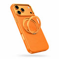 Premium leather iPhone case with smooth fingerprint-resistant design
