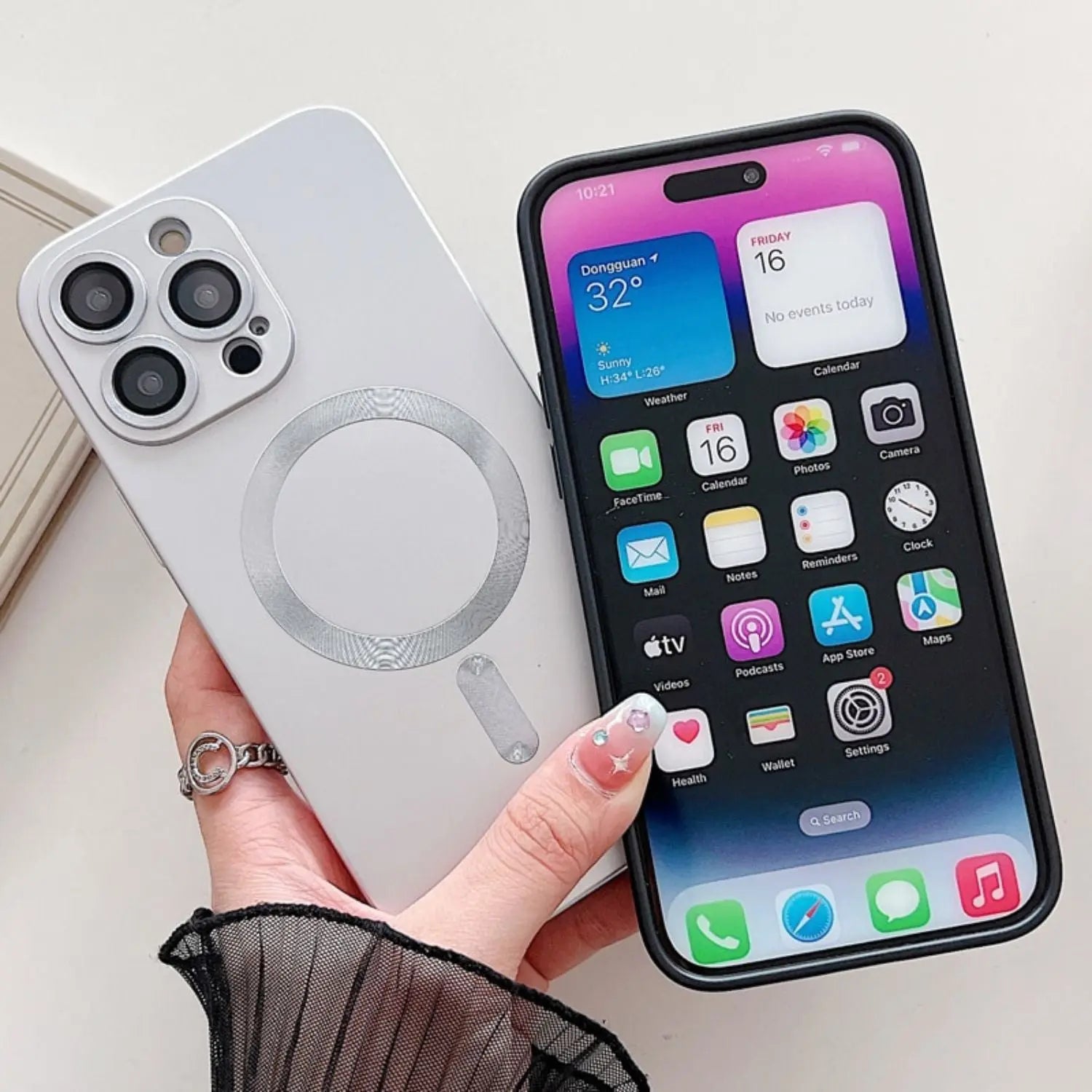 Magnetic Silicone Case for iPhone