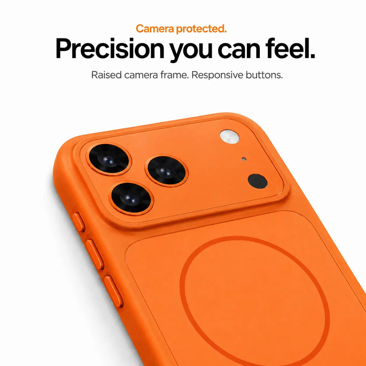Slim shockproof phone case with magnetic back