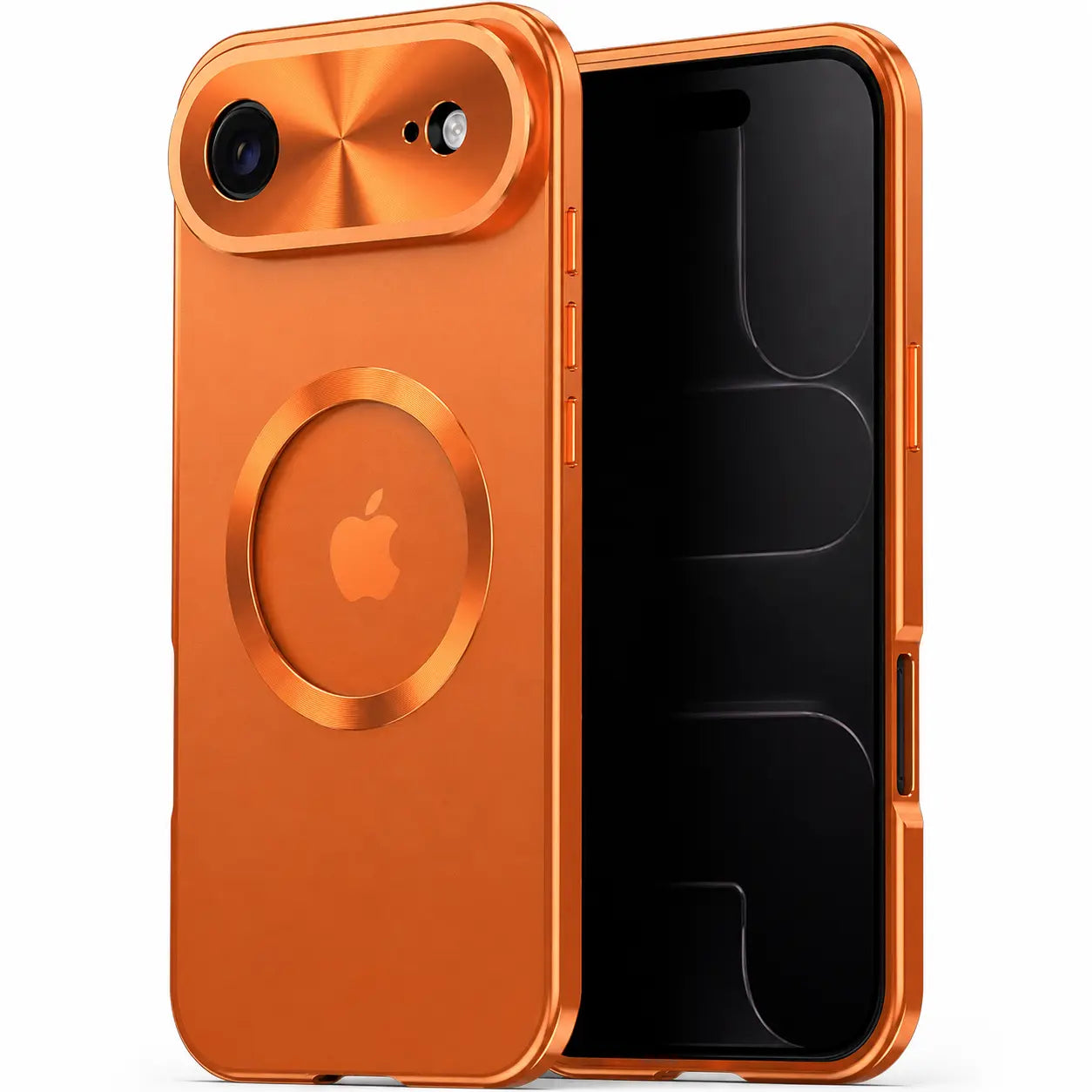 magnetic charging iphone case cosmic orange #color_Cosmic Orange