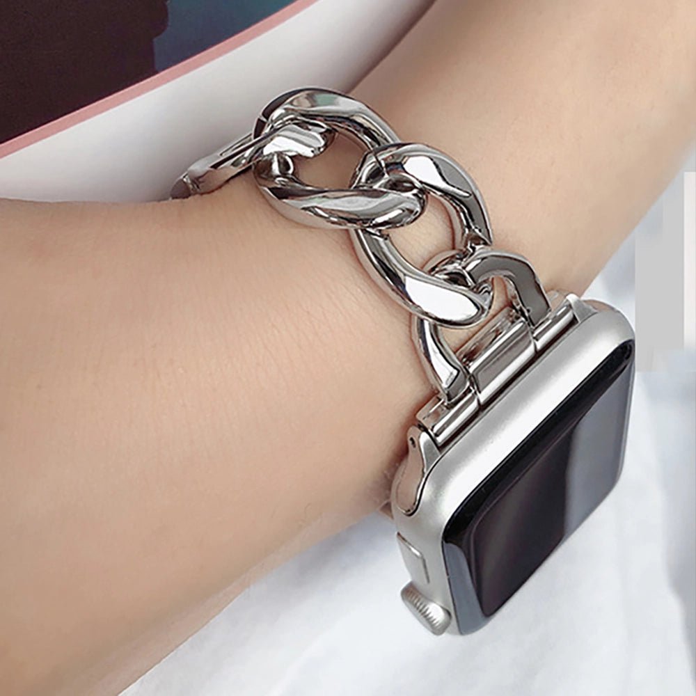 Women’s Modern Stainless Steel Apple Watch Band